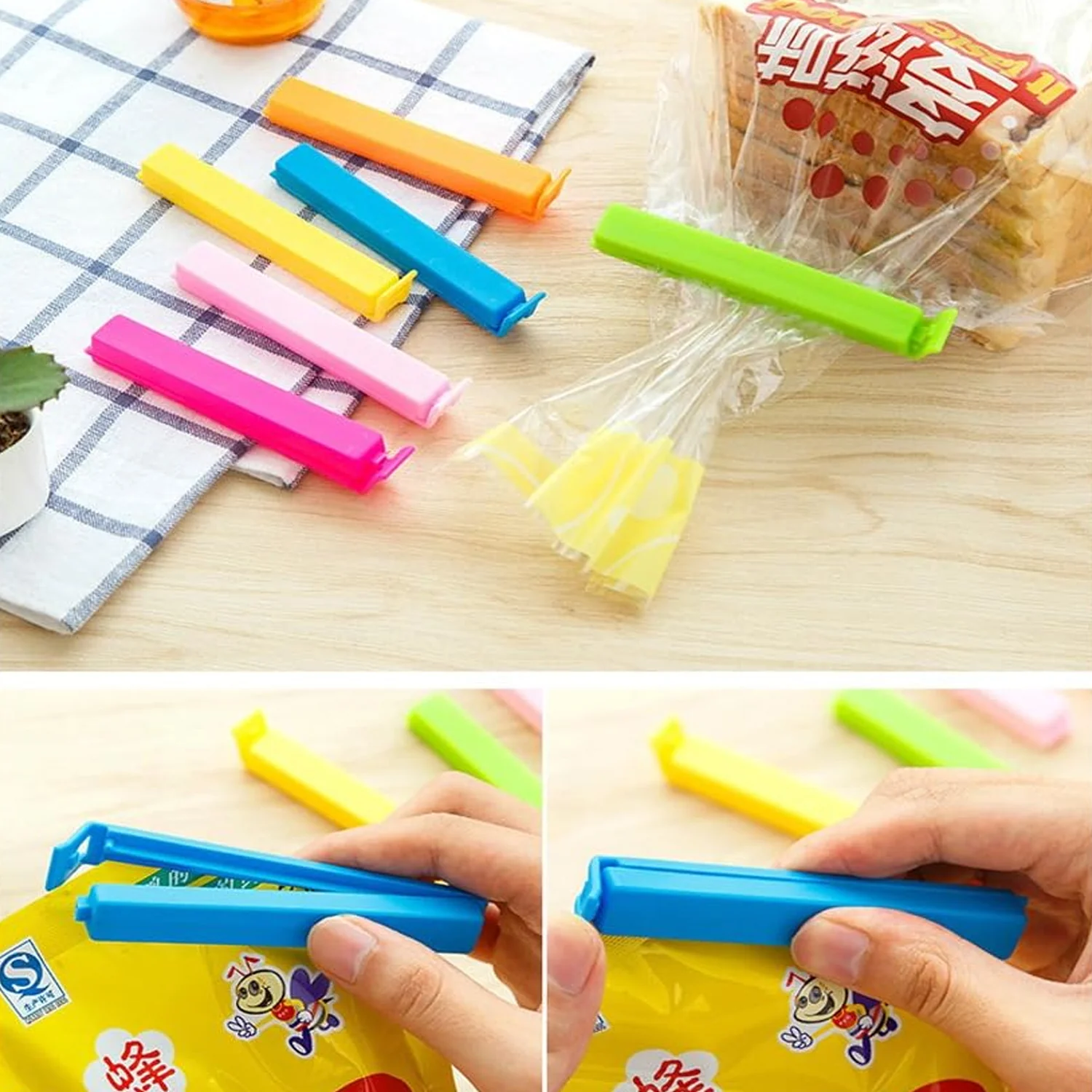 AM6015 Food Bag Sealing Clips (18 Pcs, Multicolour) - Image 3