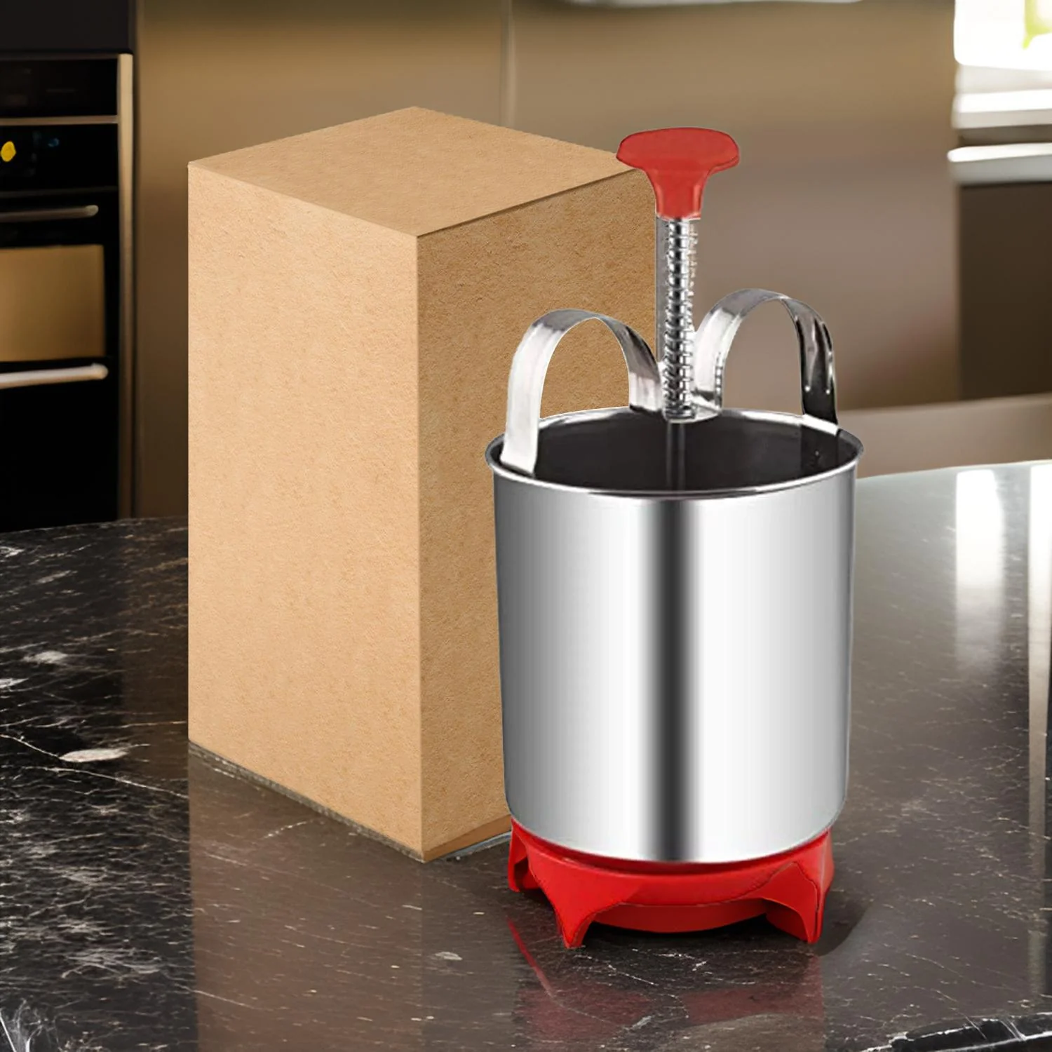 0145B Stainless Steel Medu Vada Maker With Stand - Image 2