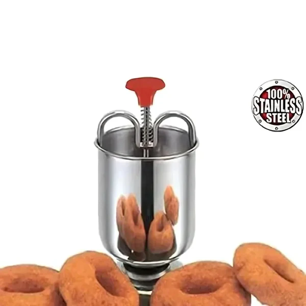 0145B Stainless Steel Medu Vada Maker With Stand - Image 4