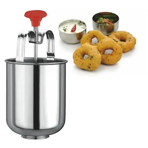 0145B Stainless Steel Medu Vada Maker With Stand - Image 6