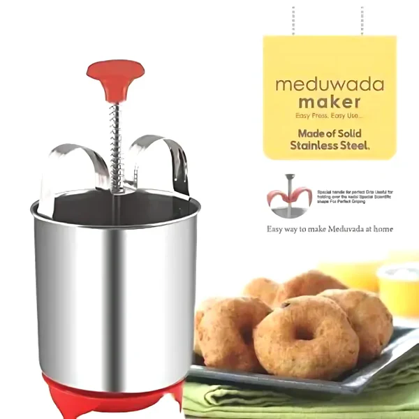 0145B Stainless Steel Medu Vada Maker With Stand - Image 7