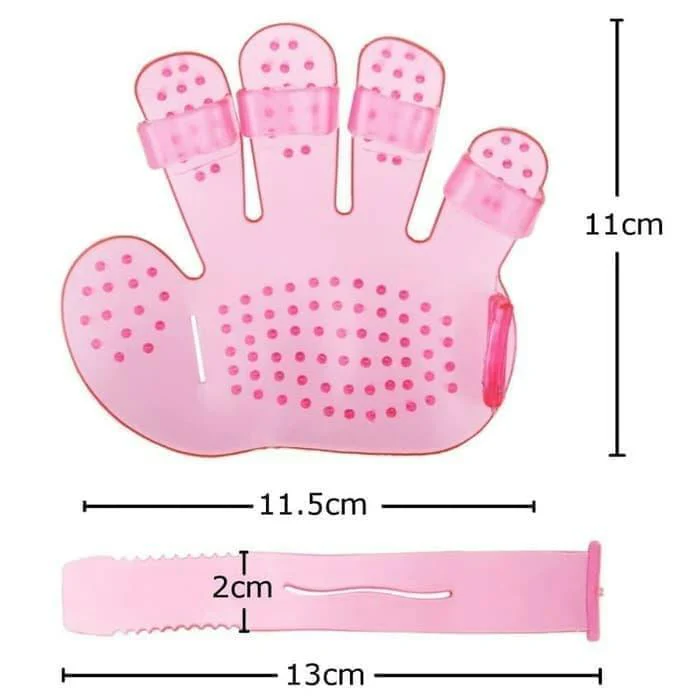 172 Rubber Pet Cleaning Massaging Grooming Glove Brush - Image 5