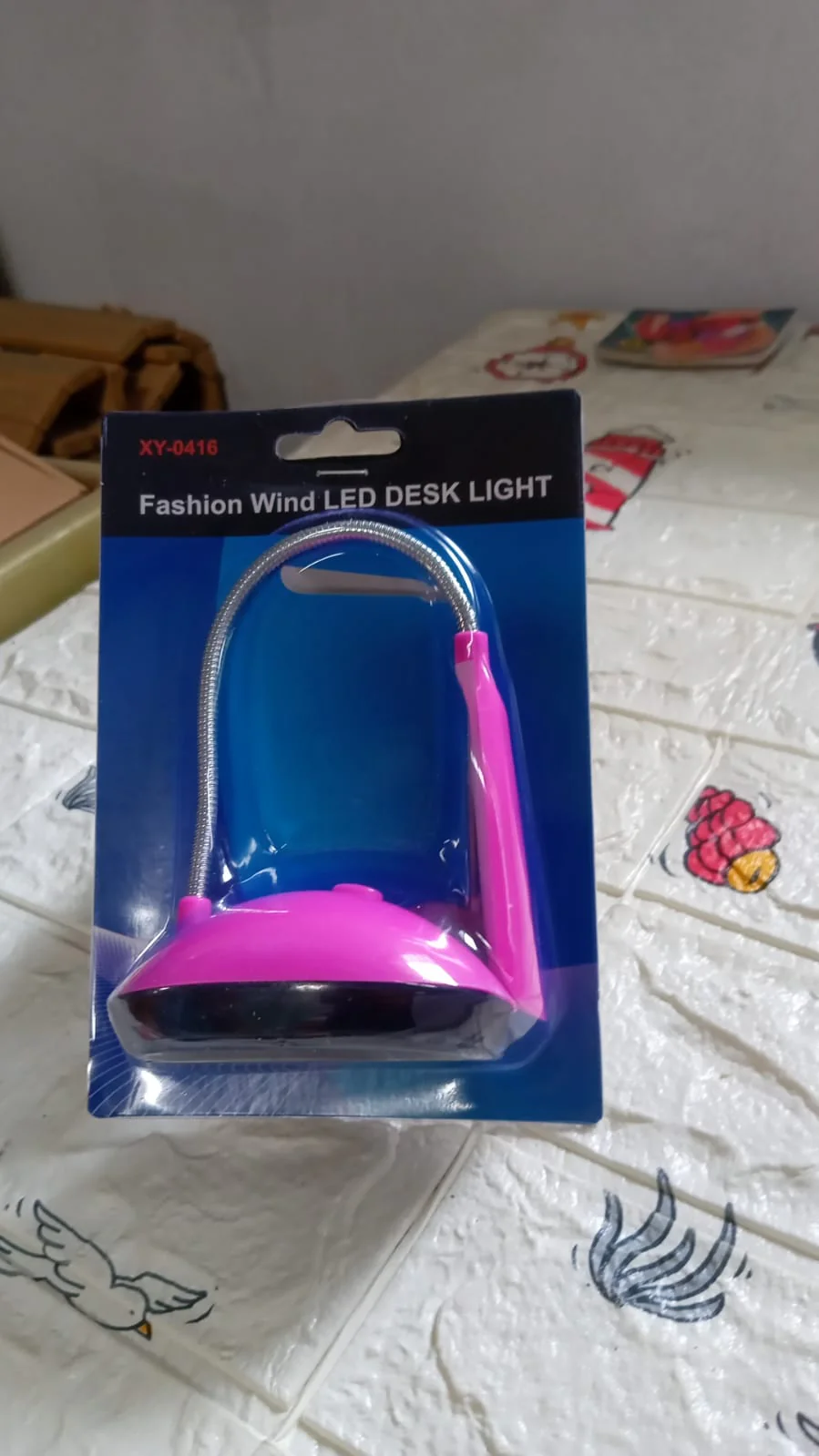 0255A Fashion Wind LED Desk Light, LED Lamps Button Control, Portable Flexible Neck Eye-Caring Table Reading Lights for Reading/Relaxation/Bedtime - Image 7