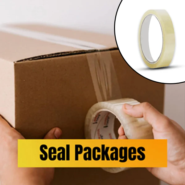 AM0289 Clear Packing Tape (Transparent) 0.5inch - Image 3