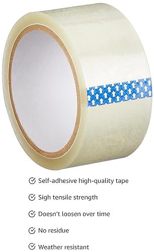 AM0293 (PACK OF 1)Clear Packing Tape (Transparent ) - 3inch - BOPP Industrial Packaging Tape - Image 6