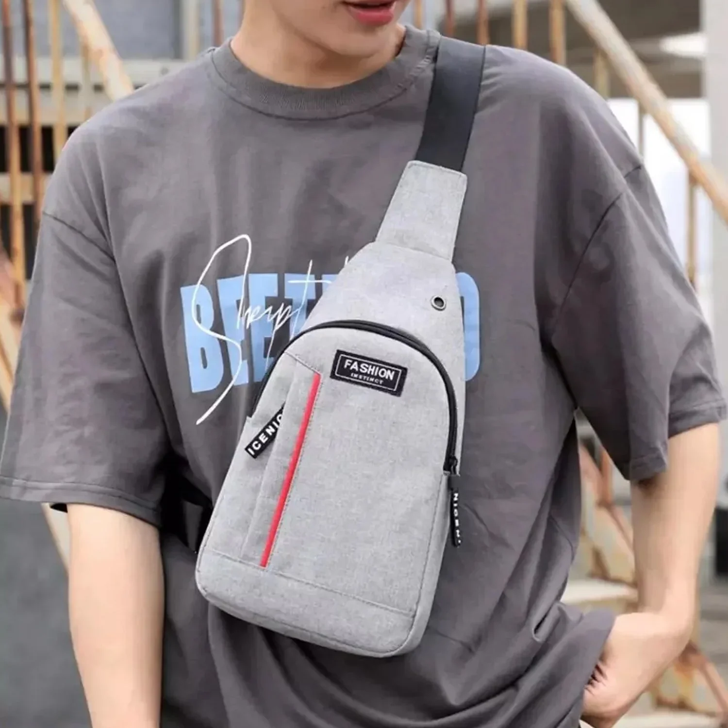 0323 Waterproof Anti Theft Crossbody fanny pack waist bag Shoulder Bags - Image 4