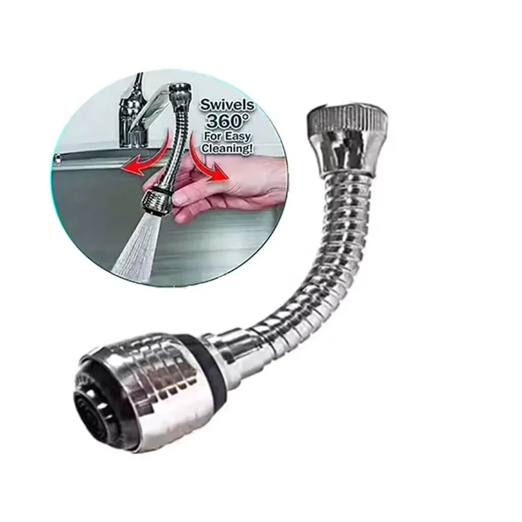0567 Turbo Flex 360 Degree Rotatory Flexible Sink Water Saving Faucet Nozzle Sprayer - Image 6