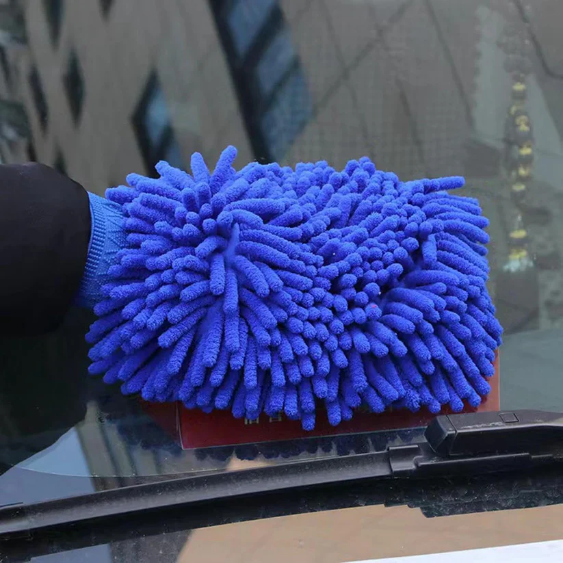 0669 Microfiber Wash Mitt / Multipurpose Cleaning Glove (1 Pc) - Image 3