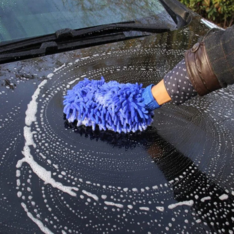 0669 Microfiber Wash Mitt / Multipurpose Cleaning Glove (1 Pc) - Image 6