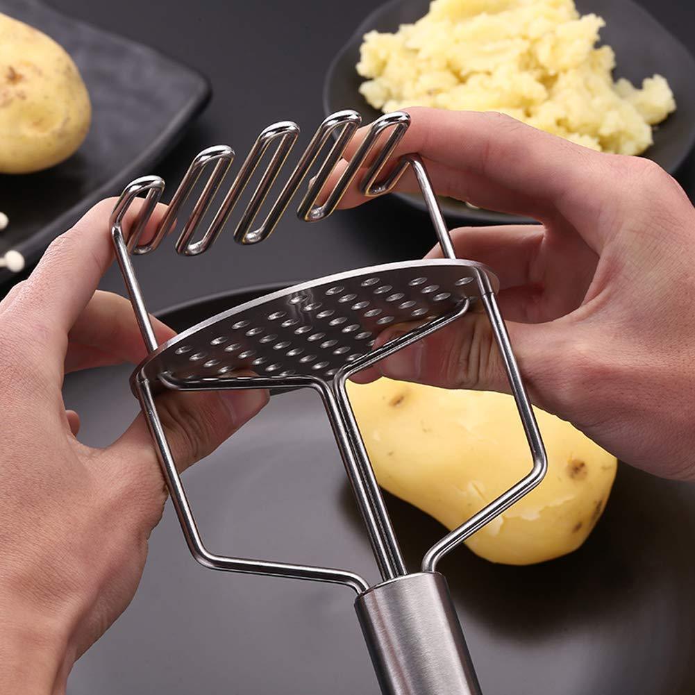 0750 Stainless Steel Hand Masher (Mash for Dal/Vegetable/Potato/Baby Food/pav bhaji - Image 3