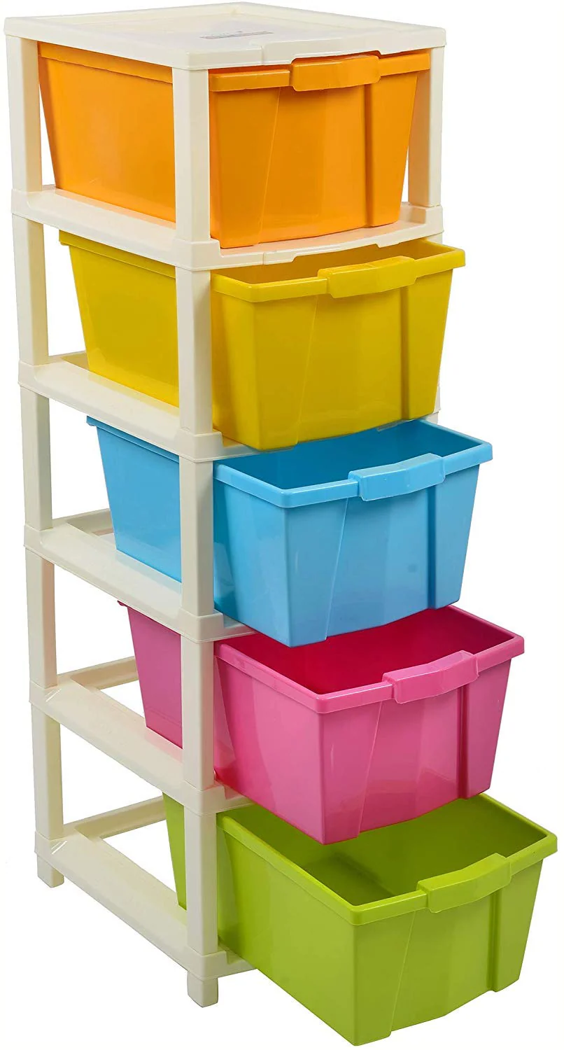 0769 Multipurpose Modular Drawer Organizer Storage Box - 5 Layers - Image 3