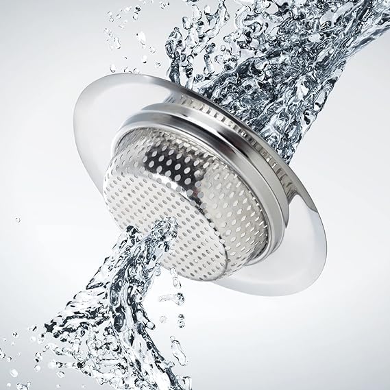 0790 Large Stainless Steel Sink/Wash Basin Drain Strainer - Image 3