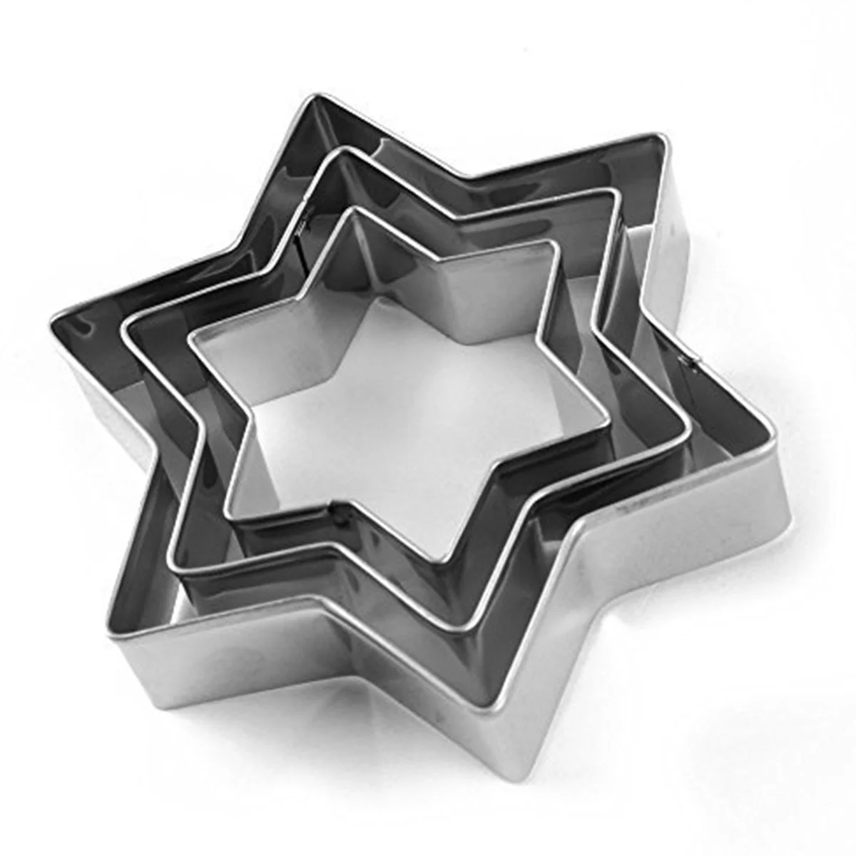 0813 Cookie Cutter Stainless Steel Cookie Cutter with Shape Heart Round Star and Flower (12 Pieces) - Image 6