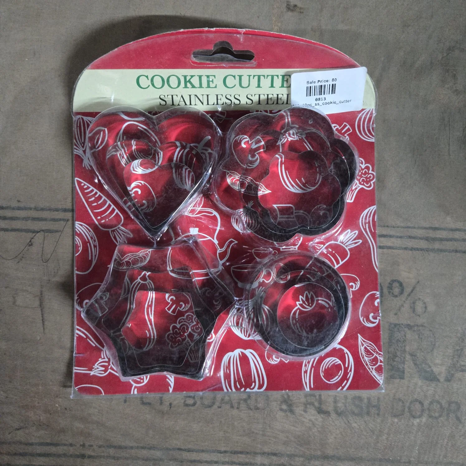 0813 Cookie Cutter Stainless Steel Cookie Cutter with Shape Heart Round Star and Flower (12 Pieces) - Image 9