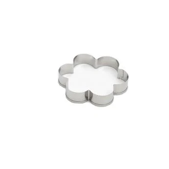 0827 Cookie Cutter Stainless Steel Cookie Cutter with Shape Heart Round Star and Flower (4 Pieces) - Image 5