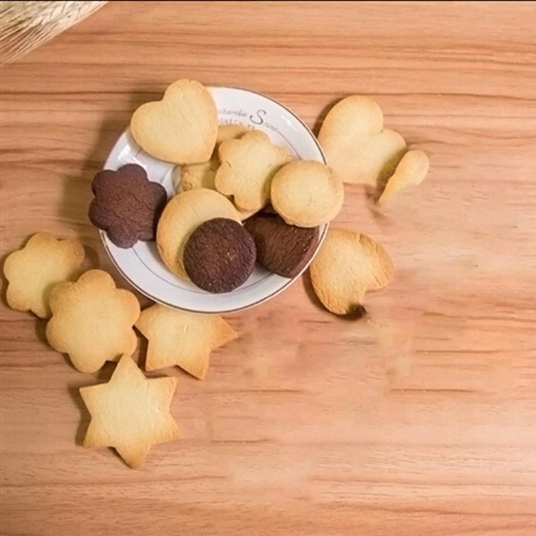 0827 Cookie Cutter Stainless Steel Cookie Cutter with Shape Heart Round Star and Flower (4 Pieces) - Image 7
