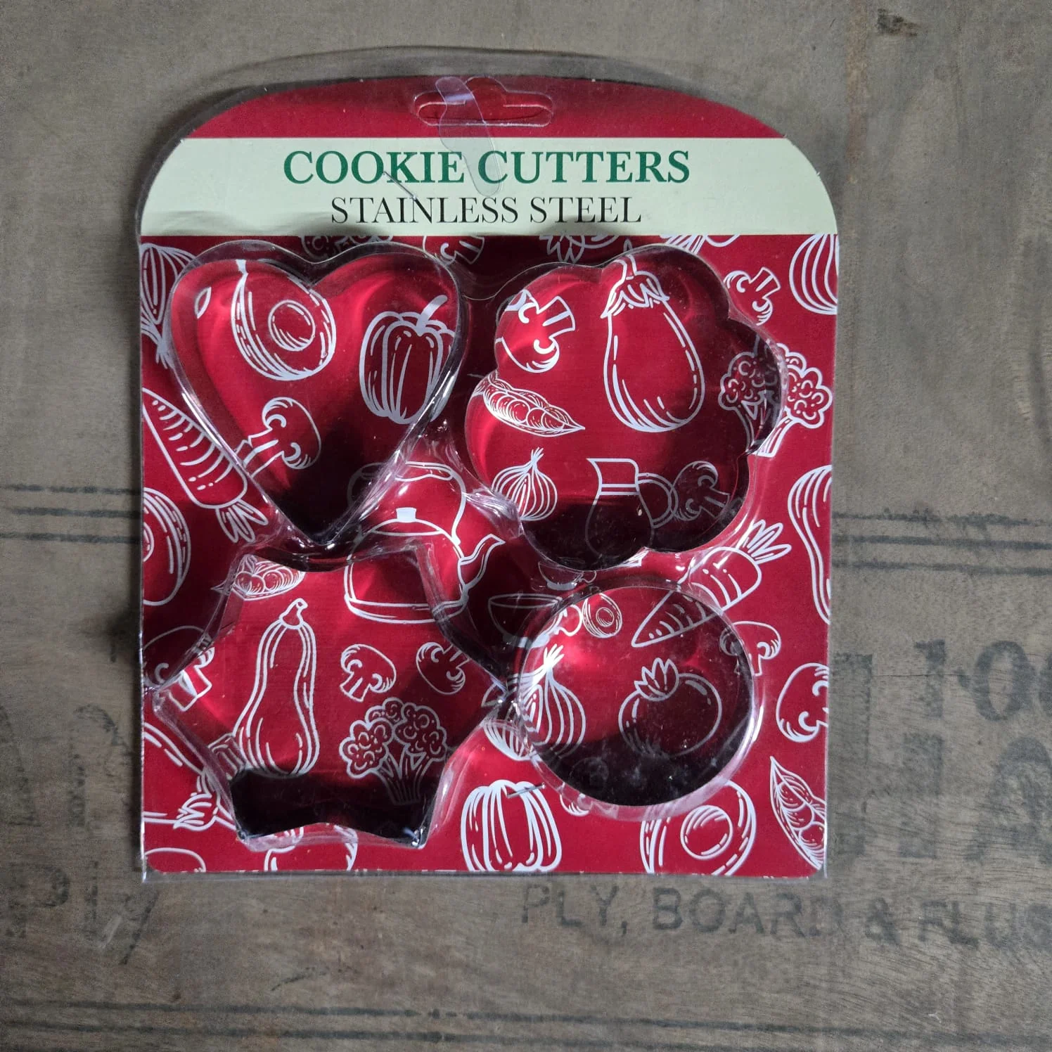 0827 Cookie Cutter Stainless Steel Cookie Cutter with Shape Heart Round Star and Flower (4 Pieces) - Image 8