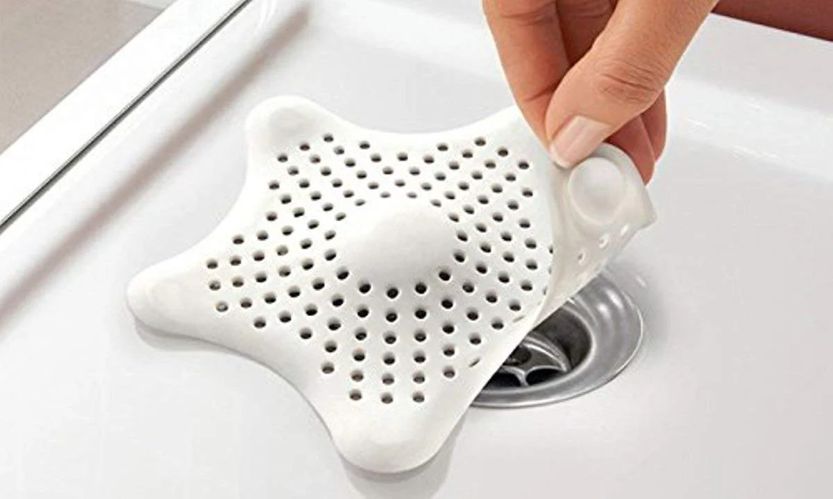 0829 Silicone Star Shaped Sink Filter Bathroom Hair Catcher Drain Strainers for Basin - Image 3