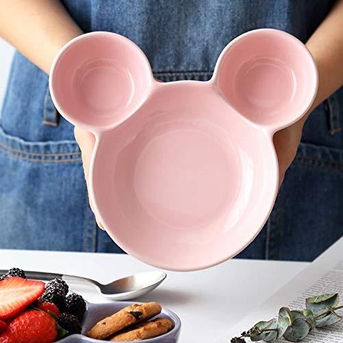 0843 Mickey Shaped Kids/Snack Serving Sectioned Plate - Image 3