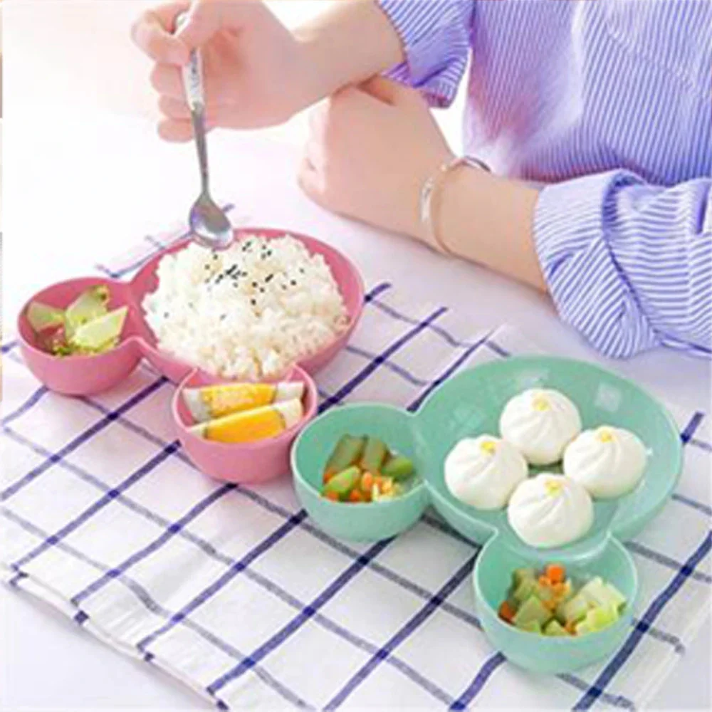 0863 Unbreakable Plastic Mickey Shaped Kids/Snack Serving Plate - Image 3