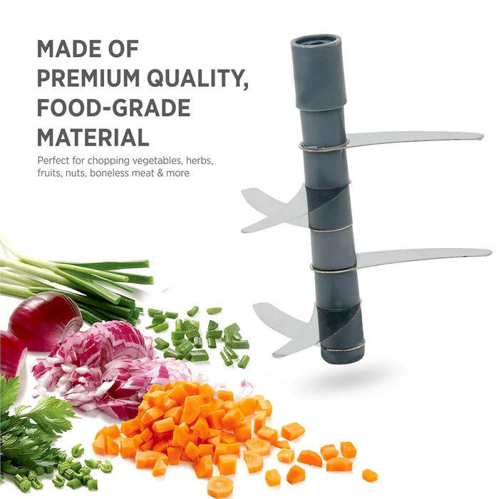 AM7688 2in1 Press Vegetable Choppers for Kitchen (1100 ML) - Image 4