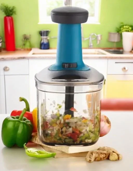 AM7688 2in1 Press Vegetable Choppers for Kitchen (1100 ML) - Image 6