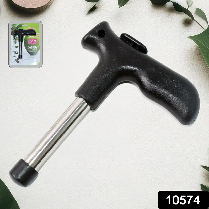 10574 Supermom Coconut Opener Tool with Ergonomic Handle (1 Pc) - Image 2