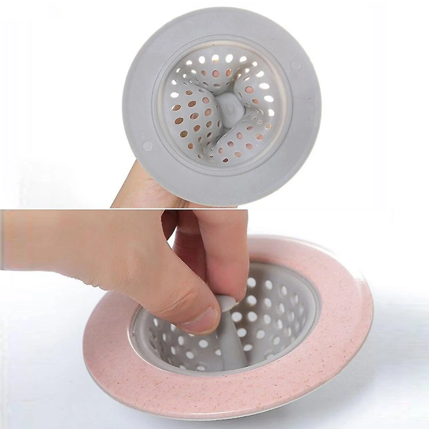 1120A Silicon Sink Strainer Kitchen Drain Basin Basket Sink Drainer - Image 3