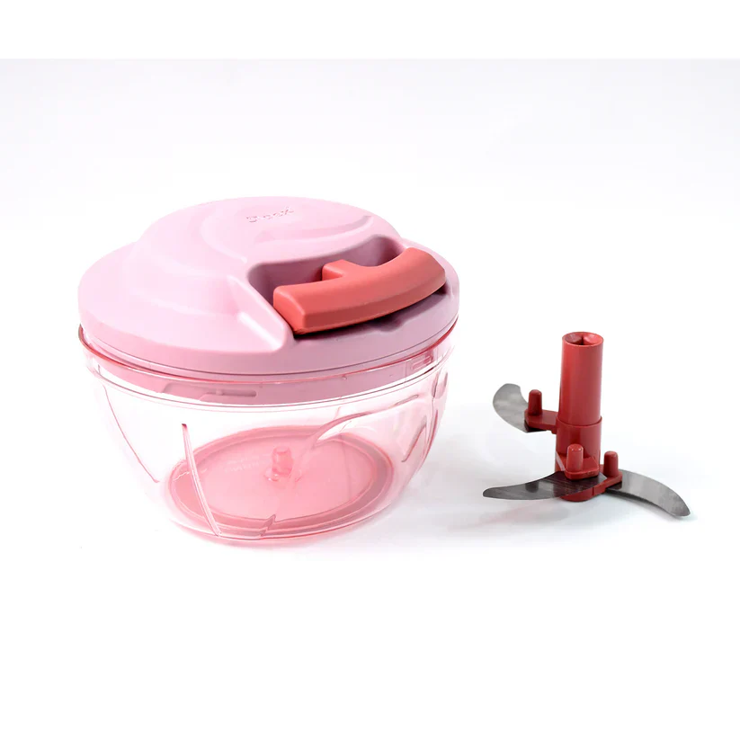 11452 Apex Power-X Triple Stainless Steel Blades and Hand-Pull Vegetable Chopper (500Ml) - Image 5