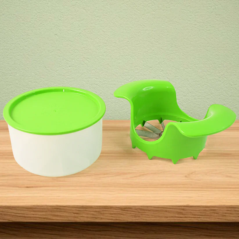 11458 Apex Apple Cutter with Container – Unbreakable ABS Body & Stainless Steel Blades - Image 5