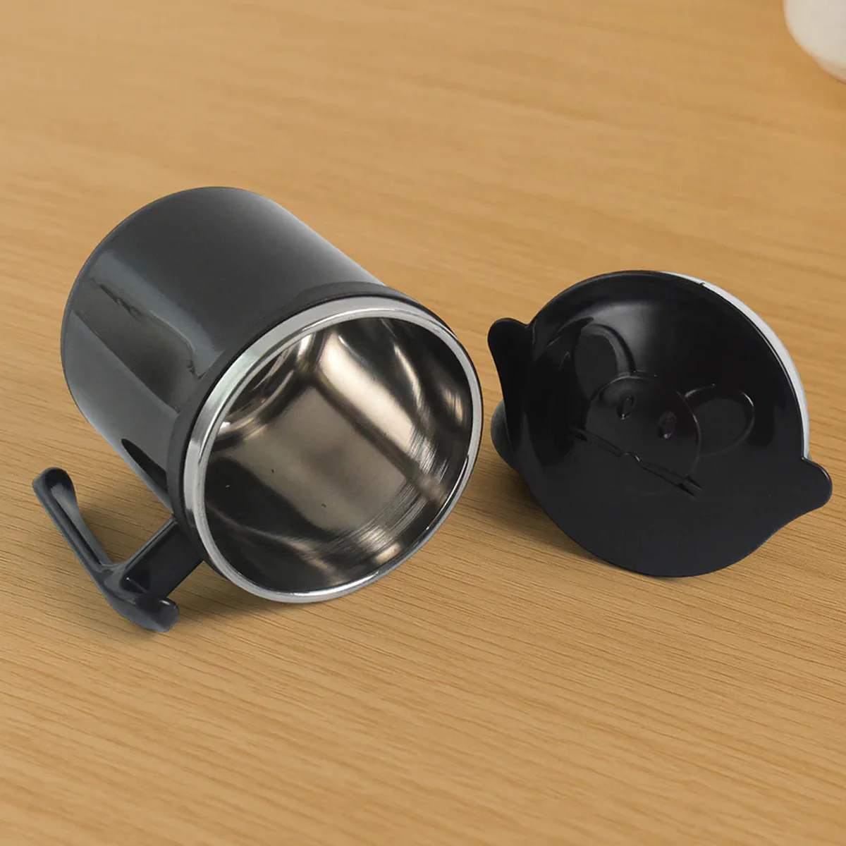 11521 1 Pc Apex Cat Mug – 250 ml Stainless Steel Insulated Inner with Cute Cat Print - Image 4