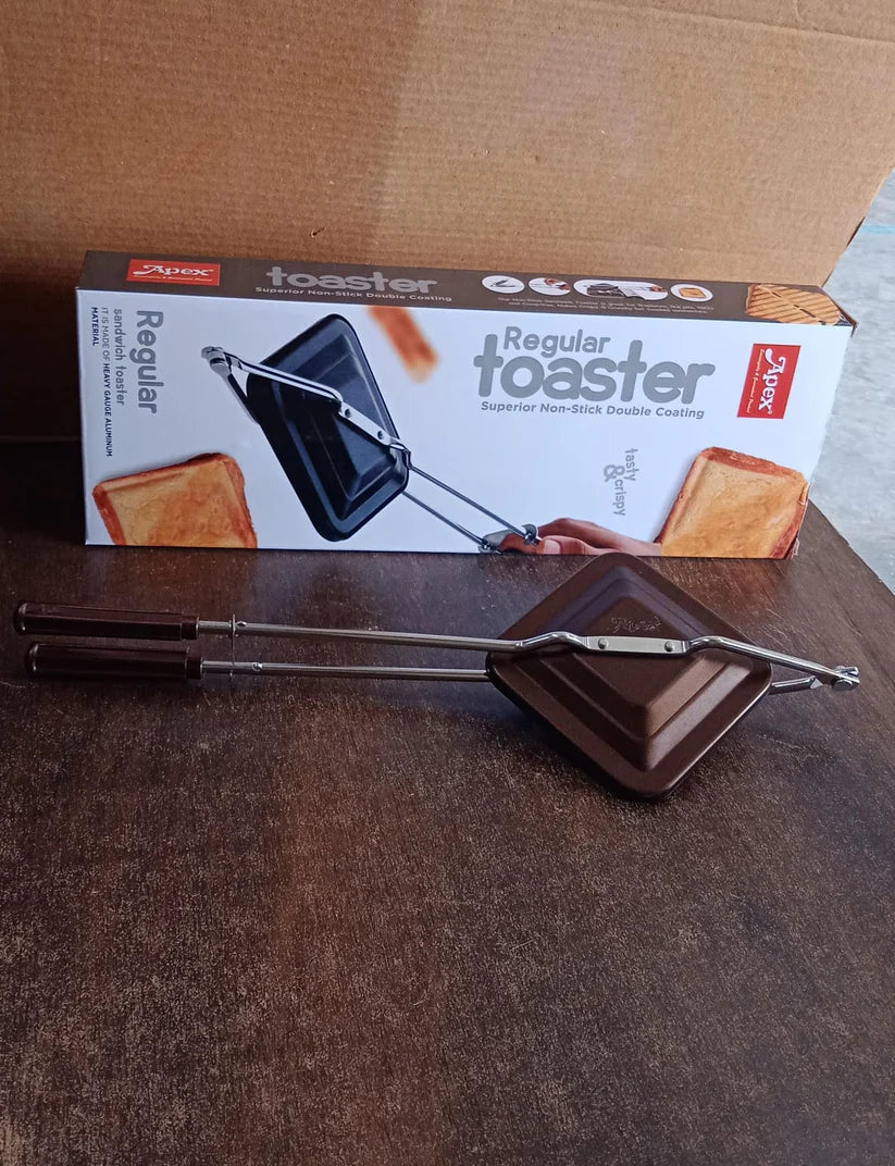 11681 Apex Regular Non-Stick Flame-Based Sandwich Toaster - Image 9