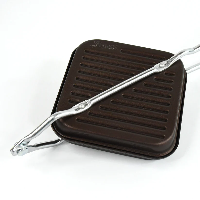 11682 Apex Heavy Gauge Aluminium Grill Sandwich Toaster - Image 7