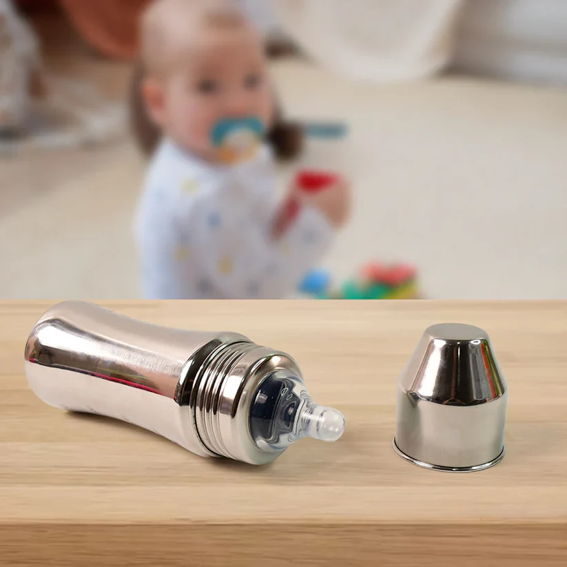 11685 Apex Stainless Steel Little Champ Baby Feeding Bottle (250 ml) - Image 4