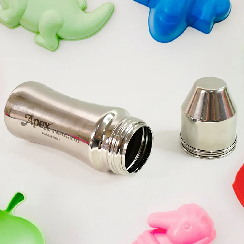 11685 Apex Stainless Steel Little Champ Baby Feeding Bottle (250 ml) - Image 6