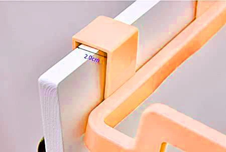 1170 Kitchen Plastic Garbage Bag Rack Holder (Orange Color) - Image 3