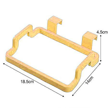 1170 Kitchen Plastic Garbage Bag Rack Holder (Orange Color) - Image 4