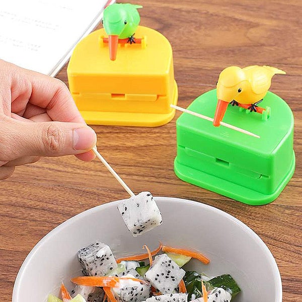 1180 Portable Automatic Bird Toothpick Storage Box - Image 2