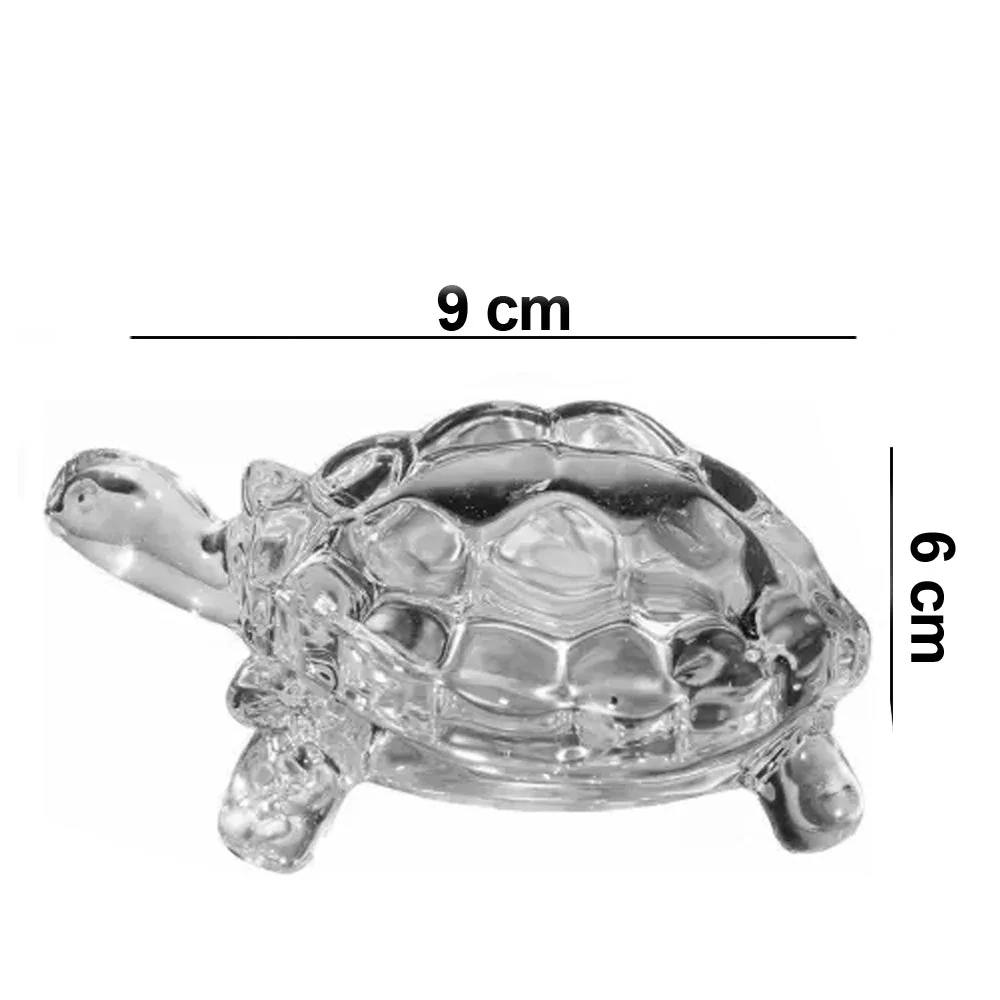 1194 Crystal Glass Turtle-Tortoise for Feng Shui and Vastu - Small - Image 5