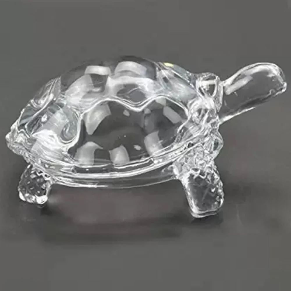 1194 Crystal Glass Turtle-Tortoise for Feng Shui and Vastu - Small - Image 6