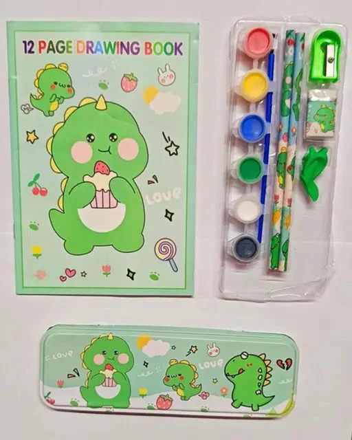 AM3434 8Pcs Stationary Gift Set Painting Set For Girls And Boys - Image 2