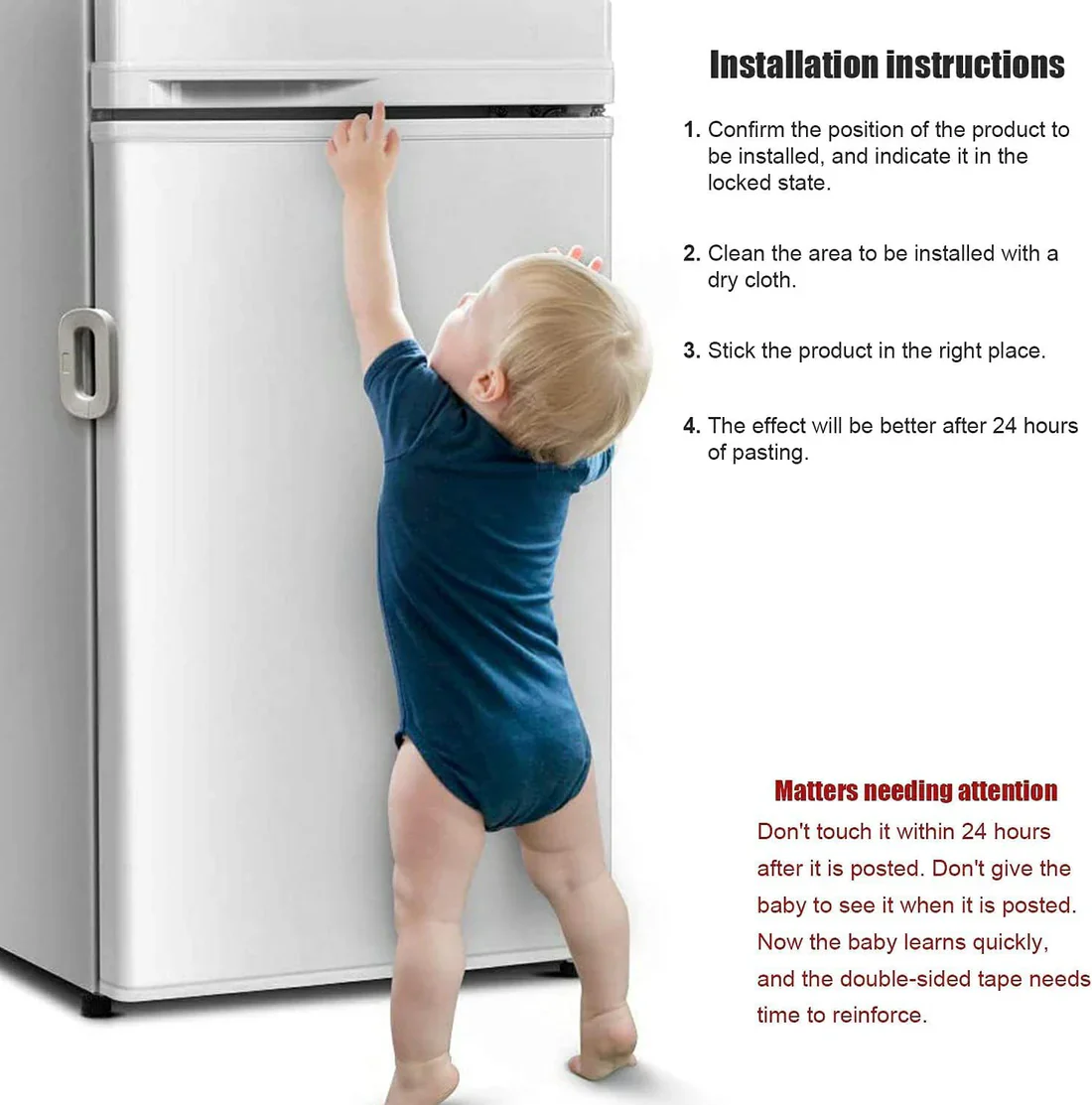 12168 Fridge Freezer Door Lock -Baby Safety Child Lock - Image 4