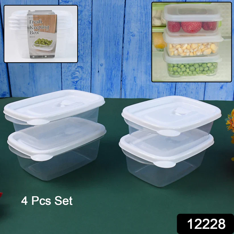 12228 Food Storage Containers-Microwave (4 Pc/400ml) - Image 4
