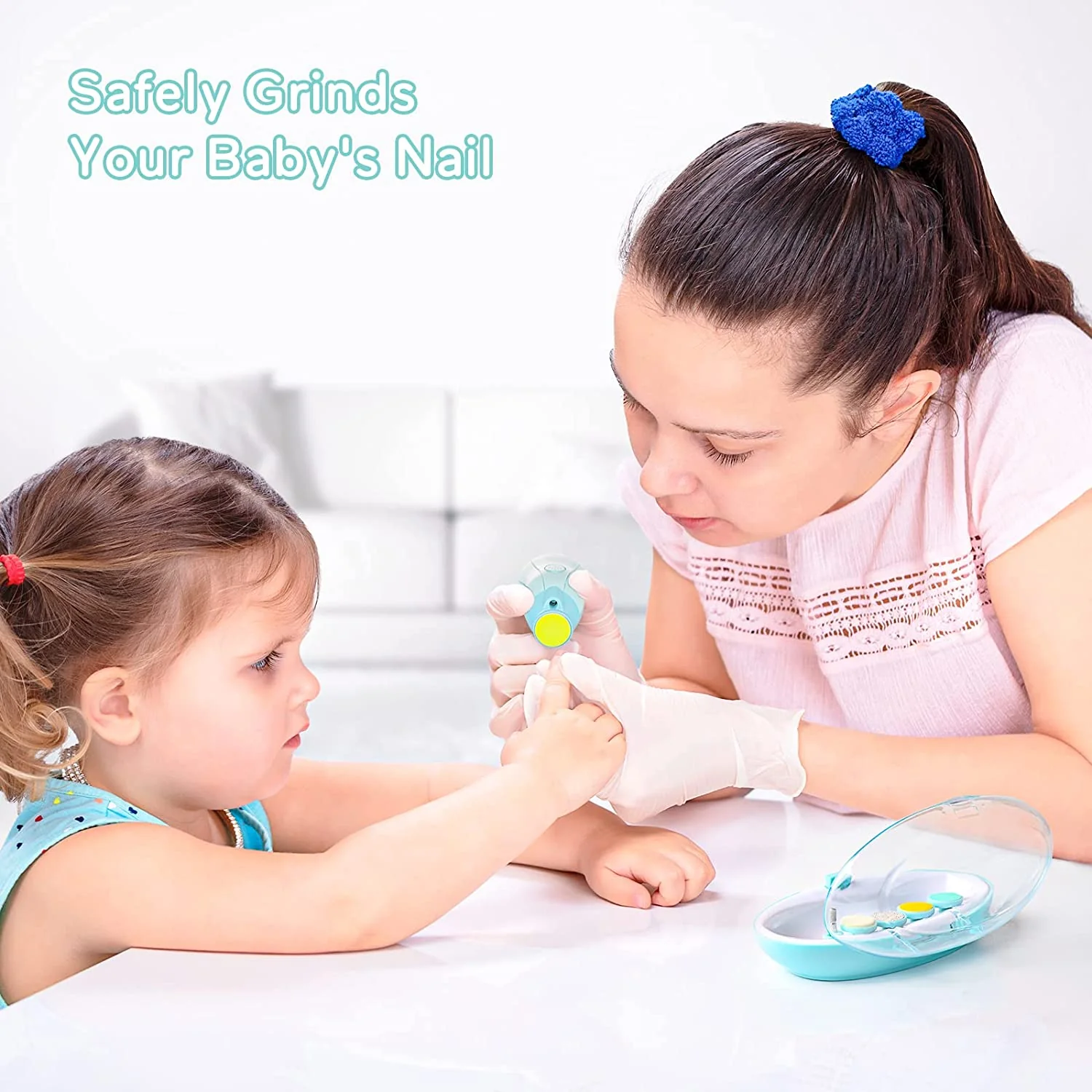 1223 Electric Premium LED Baby Nail Trimmer Kit - Image 6