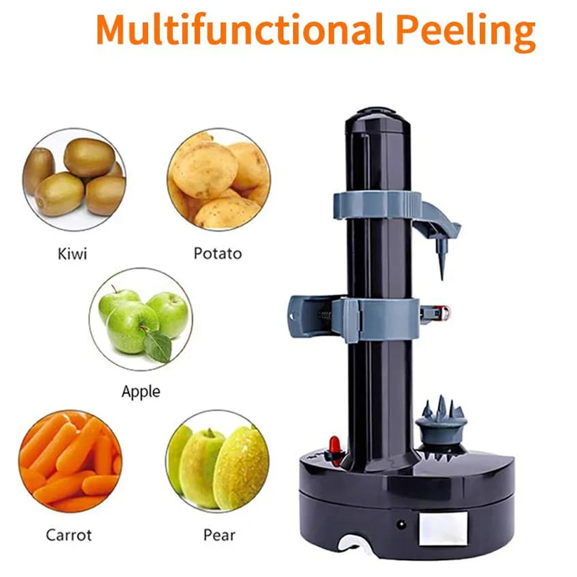 12257 Multipurpose Electric Vegetable Fruit Peeler Automatic Potato Peeler (1 Pc) - Image 3