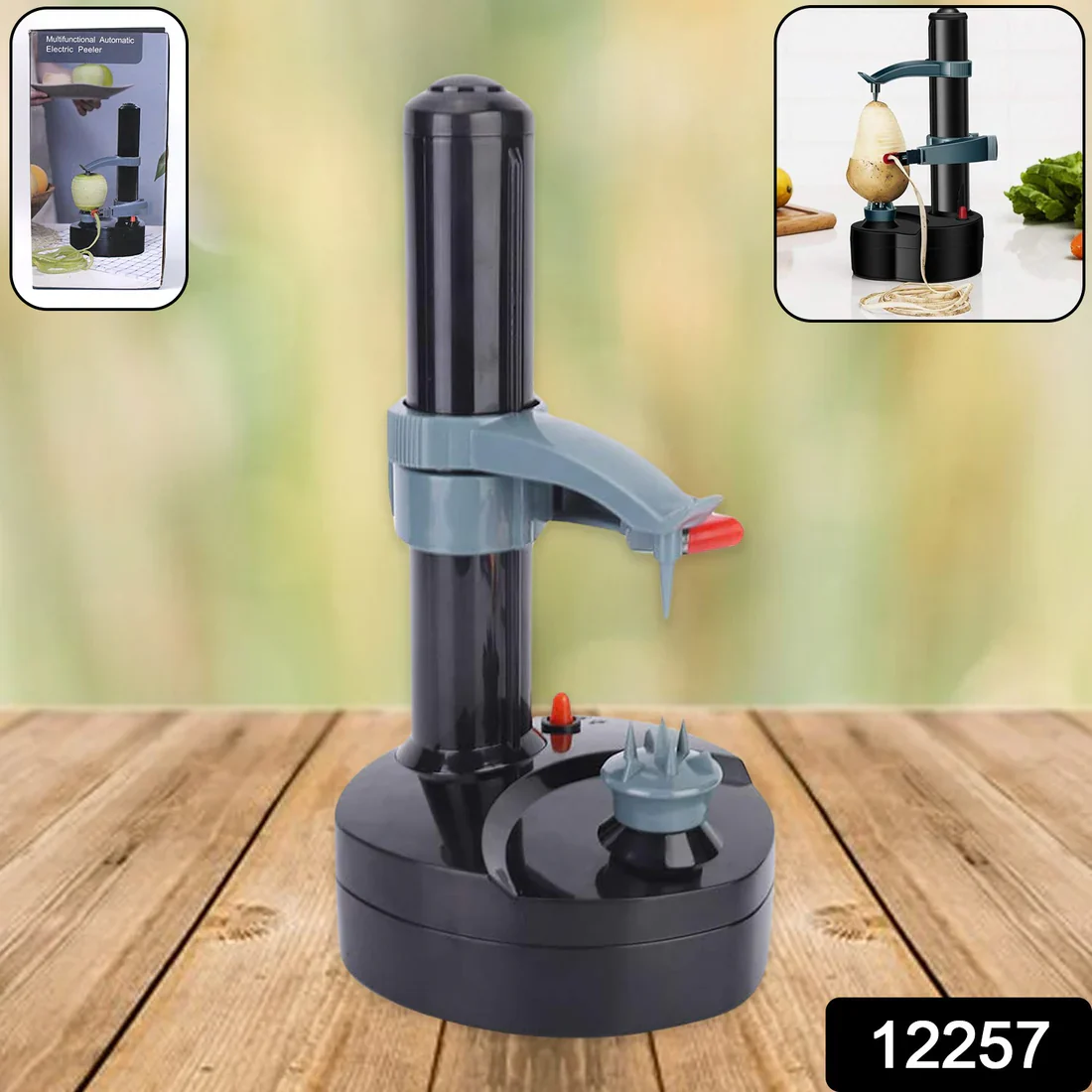 12257 Multipurpose Electric Vegetable Fruit Peeler Automatic Potato Peeler (1 Pc) - Image 4