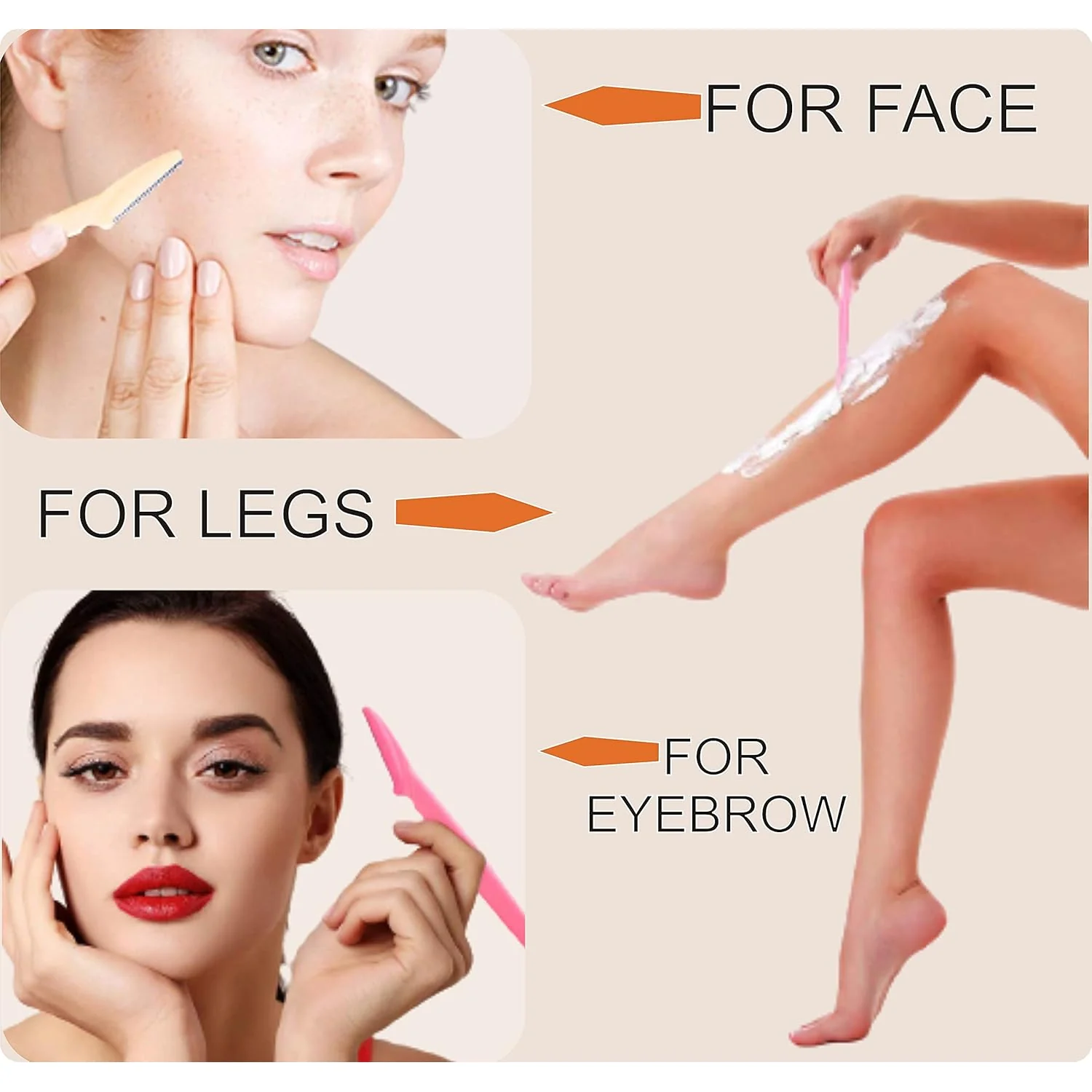 1254 Eyebrow Razor (3 Pack) - Image 4