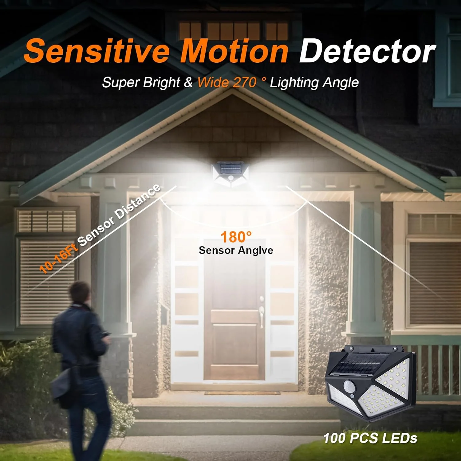 1255 Solar Motion Sensing LED Light - Image 3