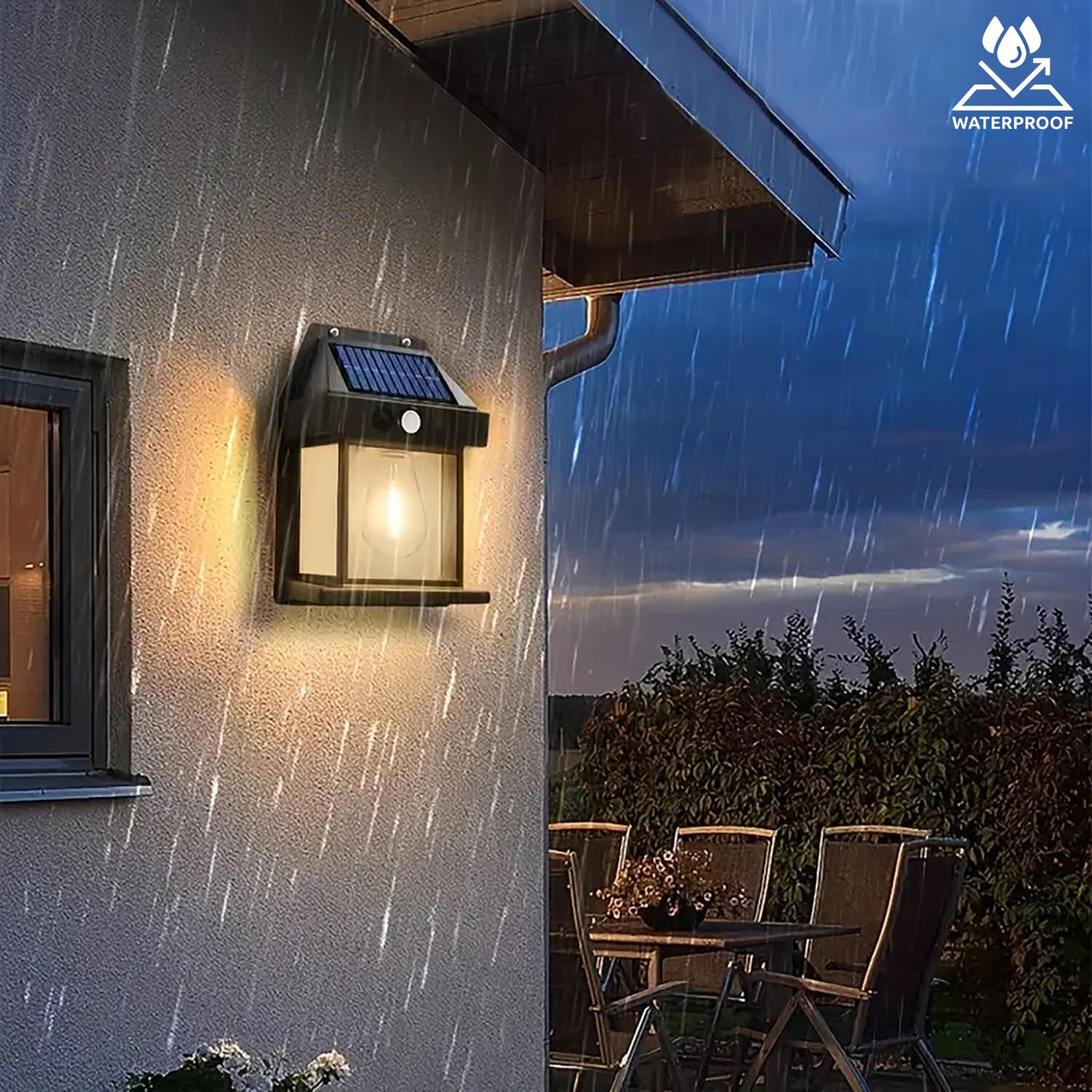 12564 Solar Wall Lights Outdoor Motion Sensor - Image 8