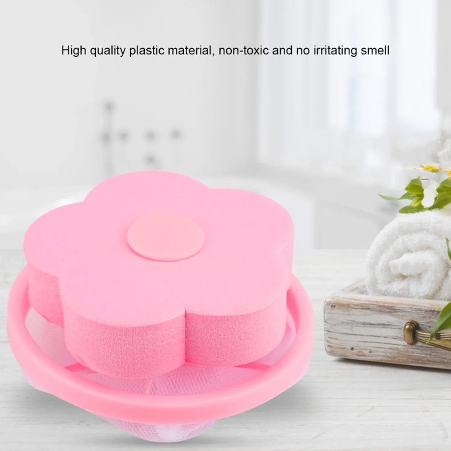 12604 Flower Shape Reusable Laundry Lint Remover - 1 Pc - Image 7